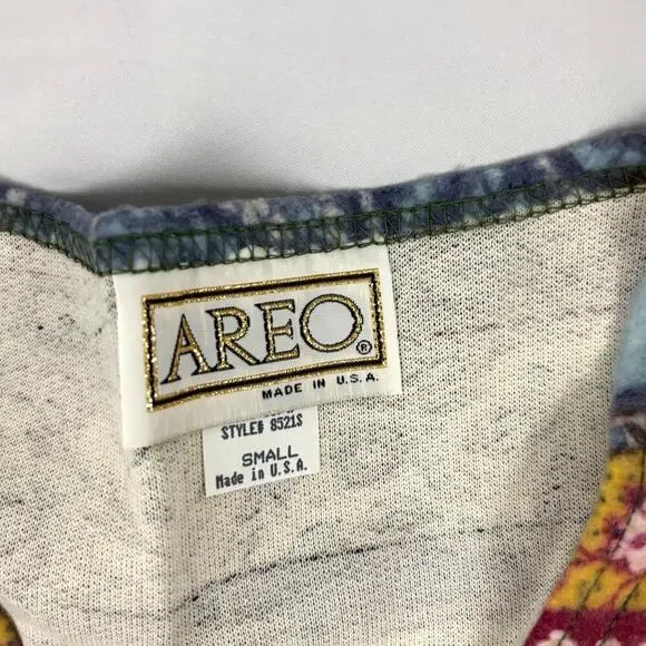 Vintage Southwestern Vest Womens USA Made Button Up Aero 1990s‎ Small Fringe - Picture 3 of 10